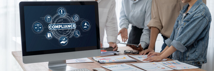 Compliance system for brisk online corporate business to meet quality standard