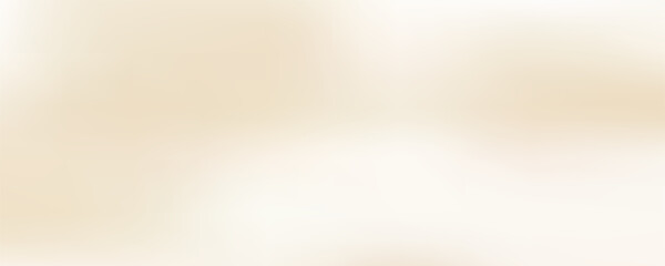 Smooth beige gradient background. Soft neutral liquid wallpaper. Universal nude color texture for banner, flyer, presentation. Abstract blurred backdrop cover. Vector illustration.