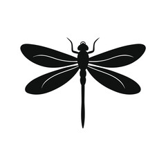 Dragonflies  Silhouette vector bundle  illustration, Set of Dragonflies silhouette 