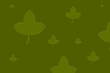 Green leafy pattern creating a calming and natural atmosphere suitable for various design applications