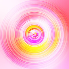 Colorful radial motion effect. Abstract rounded background. Color curves and sphere. Multi color gradient rings and circles wallpaper. Colored texture backdrop and banner.