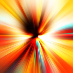 Obraz premium Colorful zoom motion effect. Abstract background. Color lines. Colored texture backdrop and banner. Multi color gradient pattern and textured wallpaper.