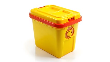 Yellow Medical Sharps Container