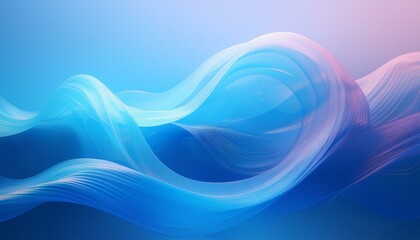 abstract blue background with waves
