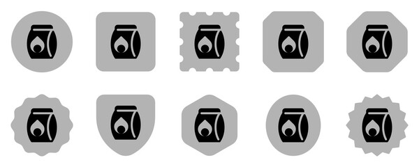 Editable charcoal pack vector icon. Part of a big icon set family. Perfect for web and app interfaces, presentations, infographics, etc