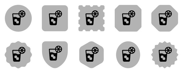 Editable lemonade, orange juice vector icon. Part of a big icon set family. Perfect for web and app interfaces, presentations, infographics, etc