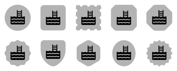 Editable swimming pool vector icon. Part of a big icon set family. Perfect for web and app interfaces, presentations, infographics, etc
