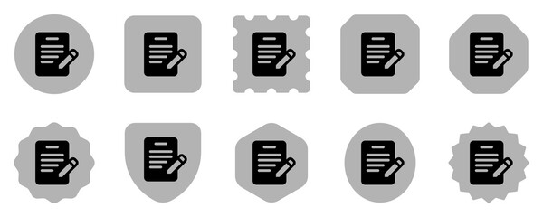 Editable registration form vector icon. Part of a big icon set family. Perfect for web and app interfaces, presentations, infographics, etc