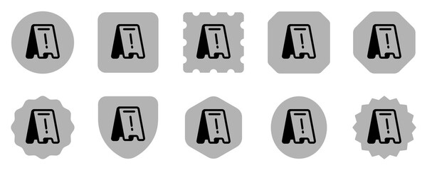 Editable wet floor sign vector icon. Part of a big icon set family. Perfect for web and app interfaces, presentations, infographics, etc