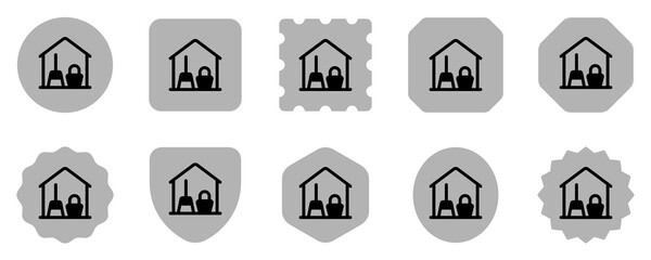 Editable storage, warehouse, janitor room vector icon. Part of a big icon set family. Perfect for web and app interfaces, presentations, infographics, etc