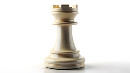 White Chess Rook