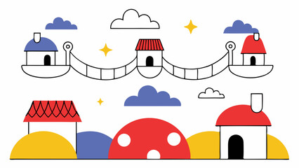 vector illustration of an ancient building