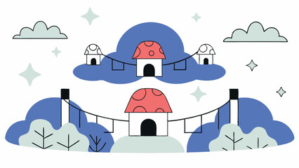 winter landscape with house