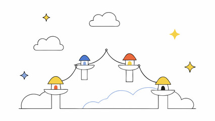 cloud computing concept illustration