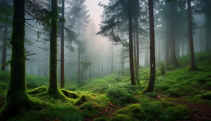 Fototapeta premium Misty Forest