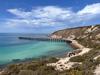 Stenhouse Bay Jetty, Dhilba Guuranda-Innes National Park, Yorke Peninsula, Southwest Australia