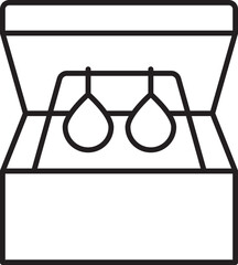 Face Powder Vector Icon Stock Illustration