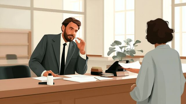 Lawyer Defending Reporter in Court During Intense Morning Session