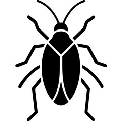 Creative Beetle Icon Vector Illustration
