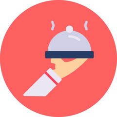 Serve single icon vector illustration