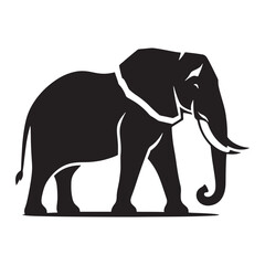 Elegant Shadows of the Wild: A Stunning Collection of African Elephant Vector Silhouettes Celebrating Strength, Grace, and the Iconic Presence of Africa’s Gentle Giants in Design