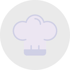 Cook Hat single icon vector illustration