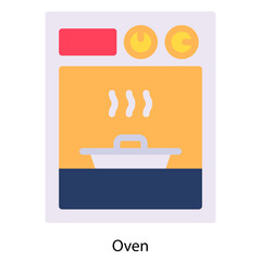 Oven single icon vector illustration