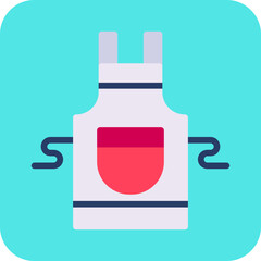 Apron single icon vector illustration