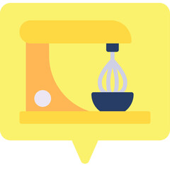 Electric Mixer single icon vector illustration