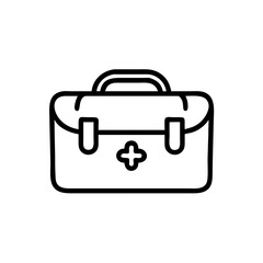 Icon of a doctorchest / first aid kit