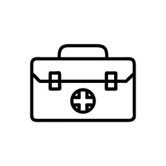 Icon of a doctorchest / first aid kit