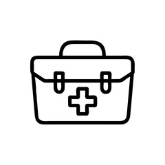 Icon of a doctorchest / first aid kit