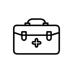 Icon of a doctorchest / first aid kit