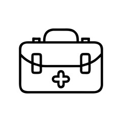 Icon of a doctorchest / first aid kit