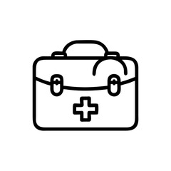 Icon of a doctorchest / first aid kit