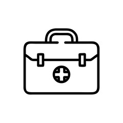 Icon of a doctorchest / first aid kit
