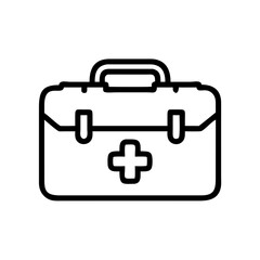 Icon of a doctorchest / first aid kit
