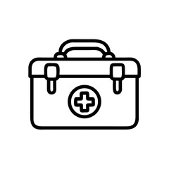 Icon of a doctorchest / first aid kit