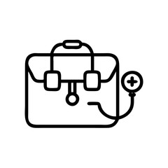 Icon of a doctorchest / first aid kit