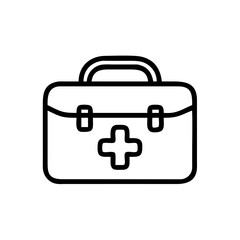Icon of a doctorchest / first aid kit