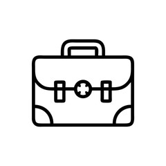 Icon of a doctorchest / first aid kit