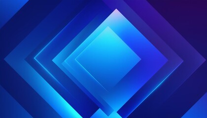 Fototapeta premium abstract blue background with square