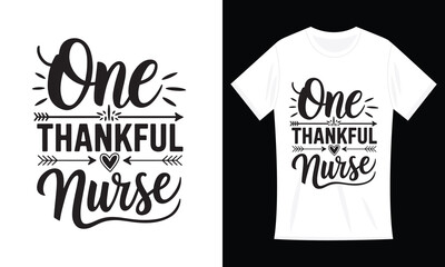 One thankful Nurse Christmas T-Shirt