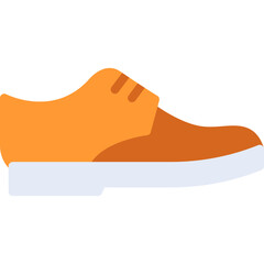 Shoe single vector icon illustration