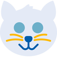 Animal single vector icon illustration