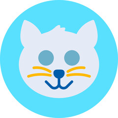 Animal single vector icon illustration