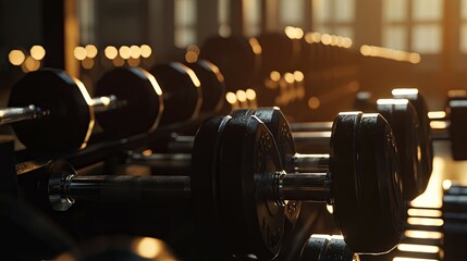 Gym Dumbbells Strength Training Workout Fitness Equipment