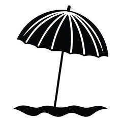 Beach Umbrella on Left