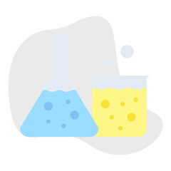 Experiment single vector icon illustration