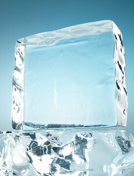  ice, block, pedistal, gradient, background, statue, sculpture, blue